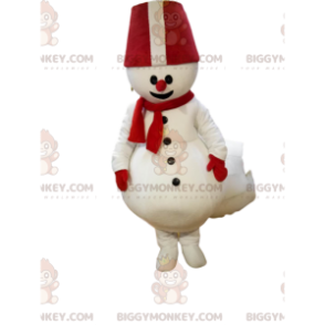 Costume da pupazzo di neve BIGGYMONKEY™ con grande cappello