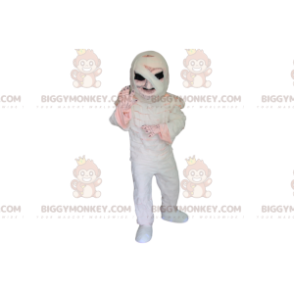 Traje de mascote BIGGYMONKEY™ de esqueleto mumificado com olhos