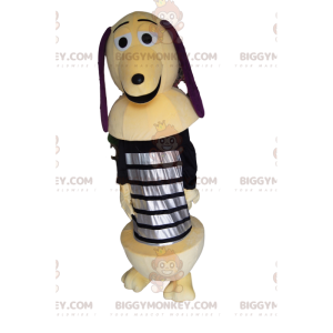 Kostým maskota BIGGYMONKEY™ cikcaku, pružinového psa z Toy
