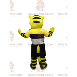 Very Menacing Tiger BIGGYMONKEY™ Mascot Costume With Sportswear