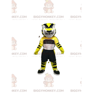 Costume de mascotte BIGGYMONKEY™ de tigre très menaçant avec