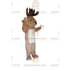 Costume de mascotte BIGGYMONKEY™ de cerf avec de magnifiques