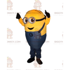 Bob de vriendelijke Minion BIGGYMONKEY™ mascottekostuum van