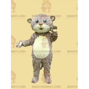 Costume de mascotte BIGGYMONKEY™ de léopard tacheté de panthère