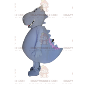 Very Enthusiastic Gray Dinosaur BIGGYMONKEY™ Mascot Costume –
