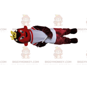 BIGGYMONKEY™ Costume da mascotte da folletto rosso con maglia
