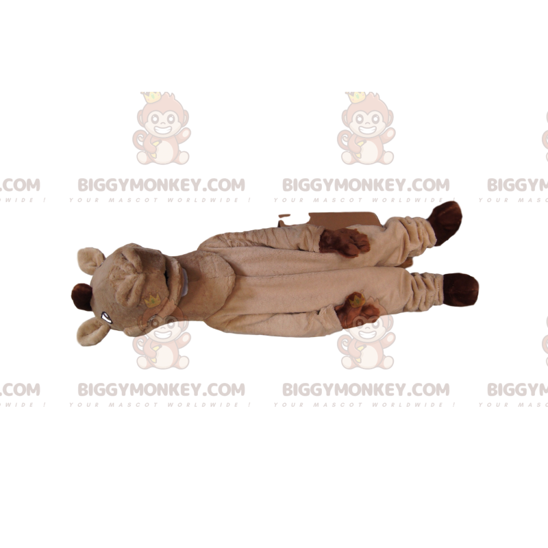 Costume de mascotte BIGGYMONKEY™ de cheval beige avec une