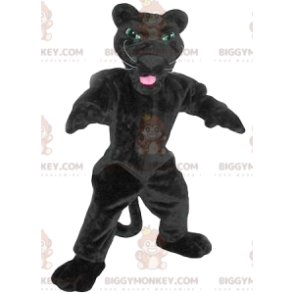 Mycket energisk Black Panther BIGGYMONKEY™ maskotdräkt -