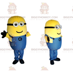 BIGGYMONKEY™ maskotdräkt av Bob The Minion med ett sött litet