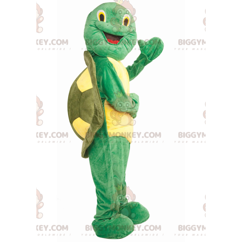 Costume de mascotte BIGGYMONKEY™ de Franklin de tortue verte et