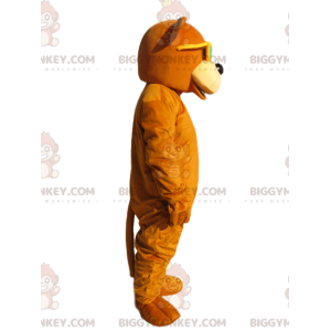 Costume de mascotte BIGGYMONKEY™ d'ours orange avec des