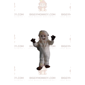 White Yeti BIGGYMONKEY™ Mascot Costume. White Yeti Costume -