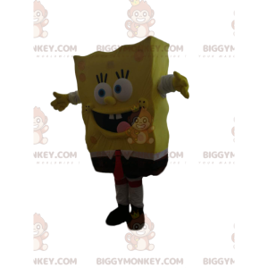 Costume da mascotte Super Crazy SpongeBob BIGGYMONKEY™ -