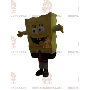 Super verrücktes SpongeBob BIGGYMONKEY™ Maskottchen-Kostüm -