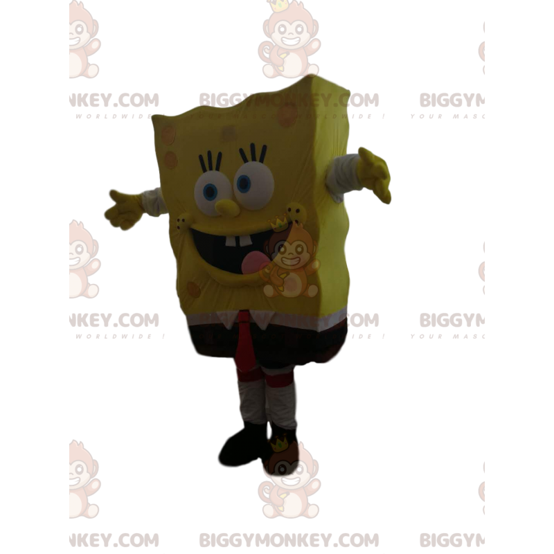 Kostium maskotki Super Crazy SpongeBob BIGGYMONKEY™ -