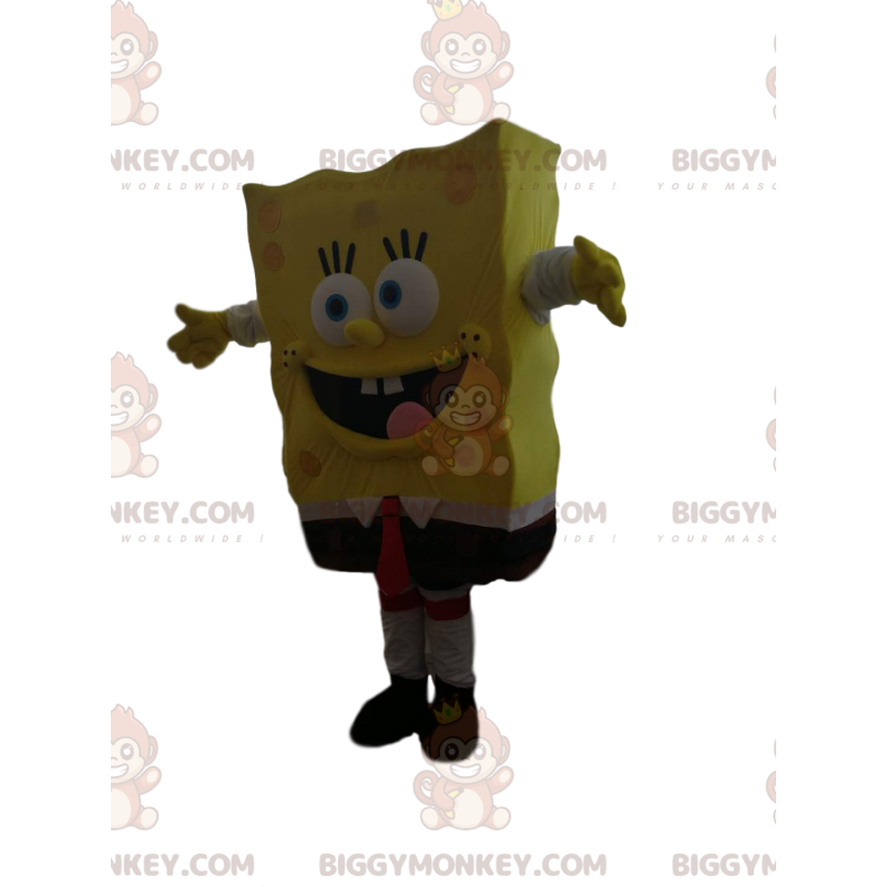 Super Crazy SpongeBob BIGGYMONKEY™ maskotkostume -