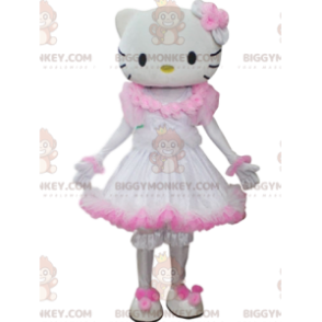 Fato de mascote Hello Kitty BIGGYMONKEY™ com vestido branco e