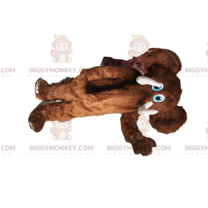 Brown Mammoth With Beautiful Blue Eyes BIGGYMONKEY™ Mascot