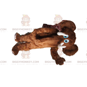 Costume de mascotte BIGGYMONKEY™ de mammouth marron avec de