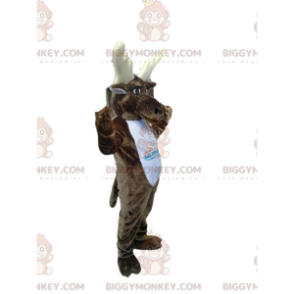 Costume de mascotte BIGGYMONKEY™ d'orignal avec de superbes
