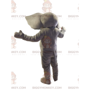 BIGGYMONKEY™ Mascot Costume Gray Elephant with Giant Ears -