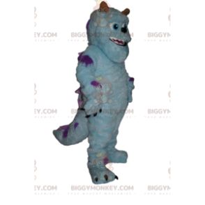 BIGGYMONKEY™ mascot costume of Sulli, the fun blue monster from