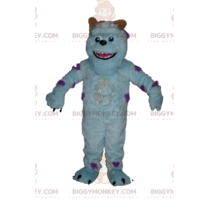 BIGGYMONKEY™ mascot costume of Sulli, the fun blue monster from