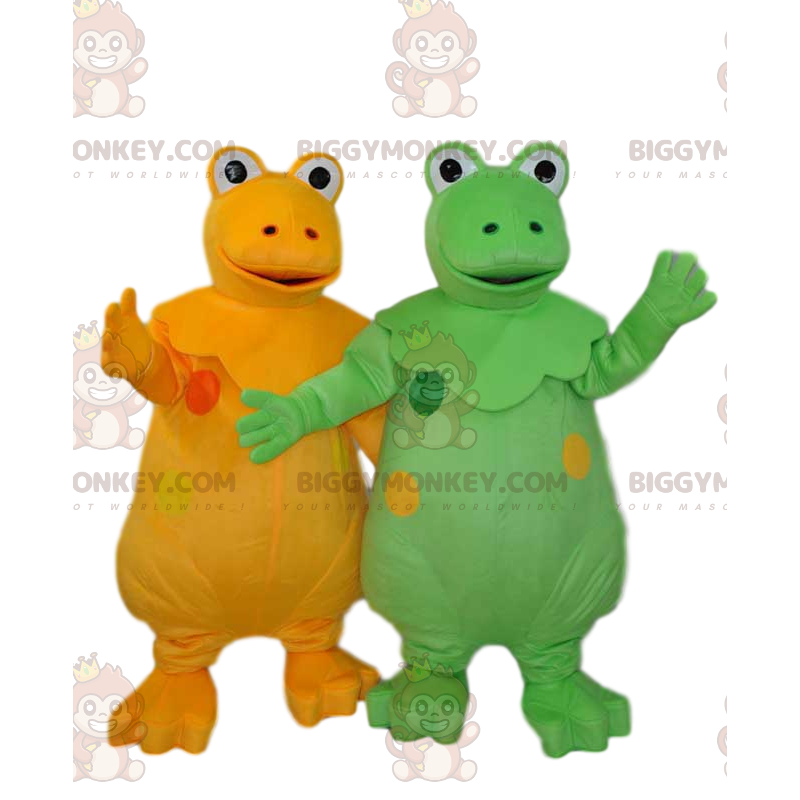 Casimir en Hyppolite BIGGYMONKEY™ mascottekostuum Duo -