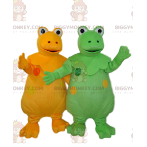 Casimir en Hyppolite BIGGYMONKEY™ mascottekostuum Duo -