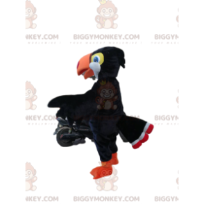 BIGGYMONKEY™ Mascot Costume of Black and White Toucan with