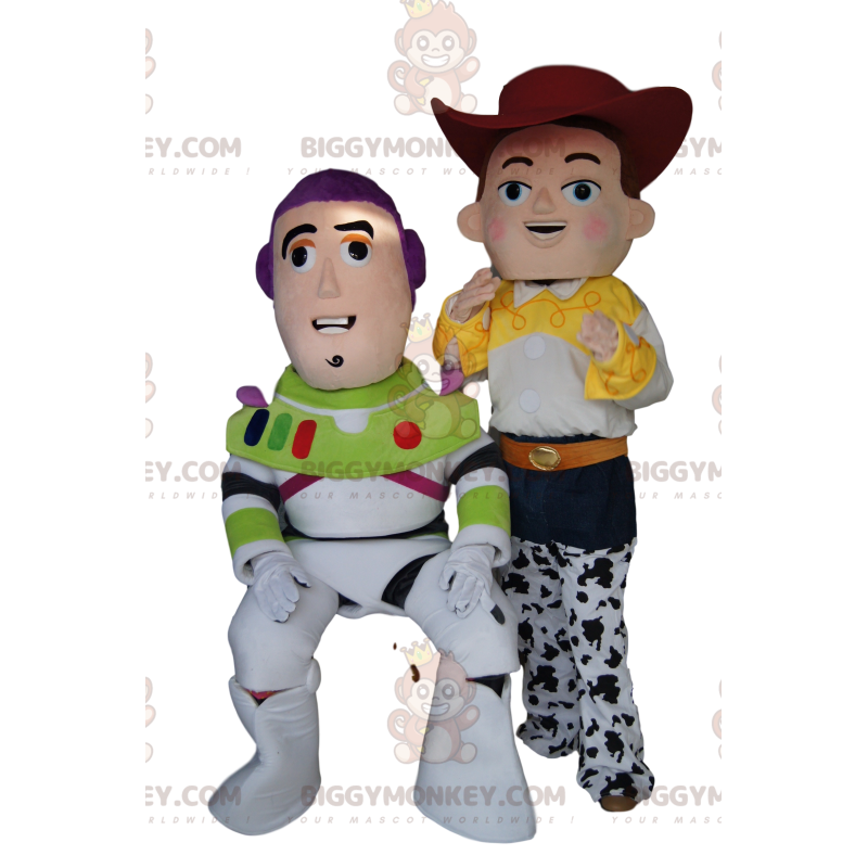 Toy Story Jessie og Buzz Lightyear BIGGYMONKEY™ Mascot Costume