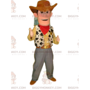 Fantasia de mascote Woody BIGGYMONKEY™ do desenho animado Toy