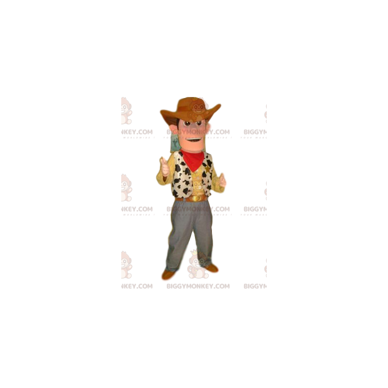 Costume da mascotte Woody BIGGYMONKEY™ del cartone animato Toy