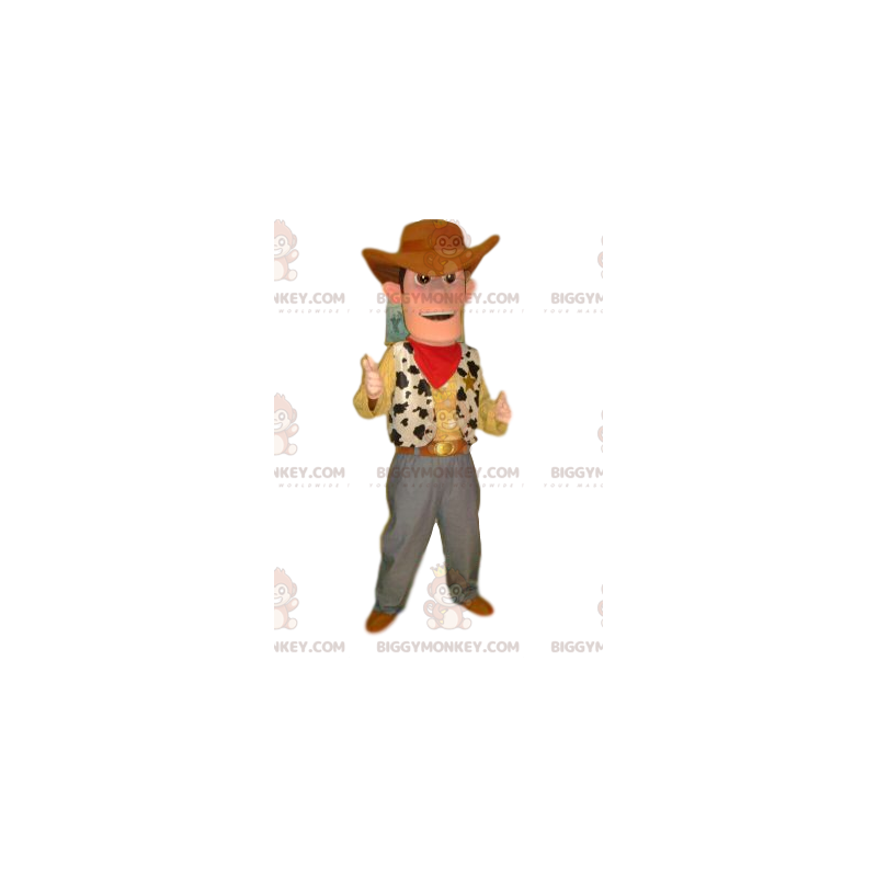 Woody BIGGYMONKEY™ mascottekostuum van Toy Story Cartoon -