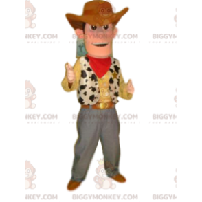 Costume da mascotte Woody BIGGYMONKEY™ del cartone animato Toy