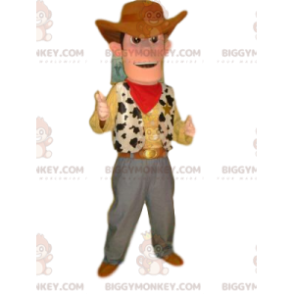 Fantasia de mascote Woody BIGGYMONKEY™ do desenho animado Toy