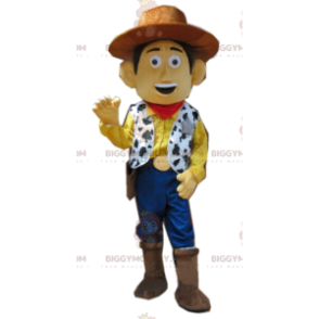 Costume de mascotte BIGGYMONKEY™ de Woody hilarant, notre