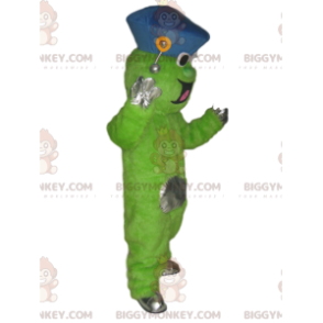 Costume de mascotte BIGGYMONKEY™ de personnage vert fluo rigolo