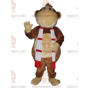 Costume de mascotte BIGGYMONKEY™ de singe rigolo avec une