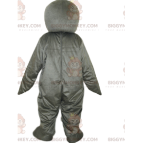 Costume de mascotte BIGGYMONKEY™ de dauphin blanc et gris super