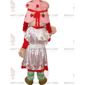 Strawberry Shortcake BIGGYMONKEY™ maskotkostume med lyserød