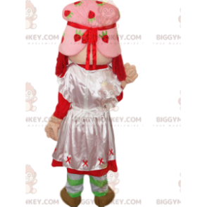 Strawberry Shortcake BIGGYMONKEY™ maskotkostume med lyserød