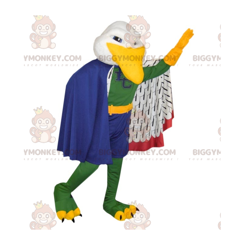 BIGGYMONKEY™ Costume da mascotte da gabbiano colorato uccello