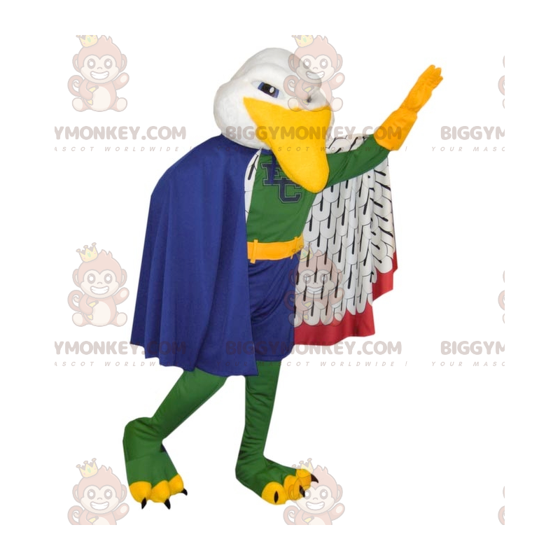 Costume de mascotte BIGGYMONKEY™ de mouette d'oiseau coloré