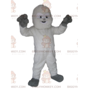 Divertido disfraz blanco de mascota Yeti BIGGYMONKEY™. Disfraz