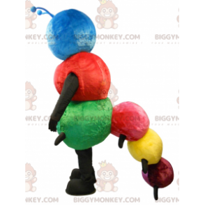 Costume da mascotte Bruco BIGGYMONKEY™ multicolore -