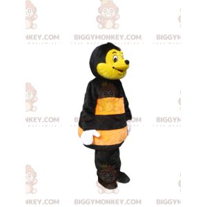 Keltainen ja musta mehiläinen BIGGYMONKEY™ maskottiasu.