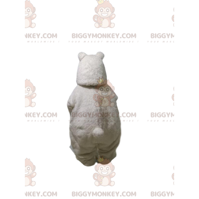 Fato de mascote de urso polar BIGGYMONKEY™. fantasia de urso