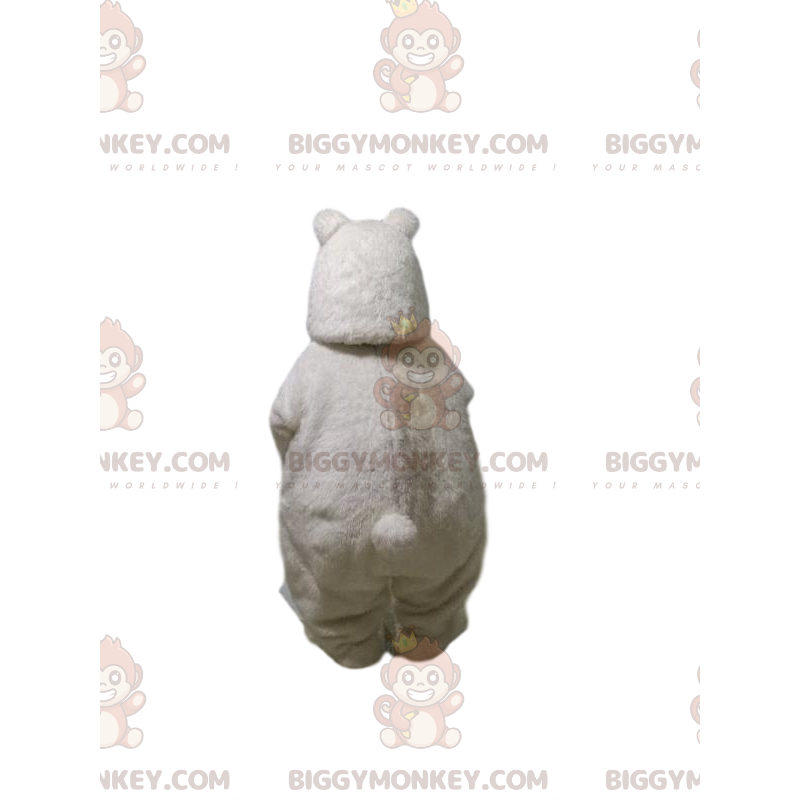 Kostým maskota ledního medvěda BIGGYMONKEY™. Kostým bílého