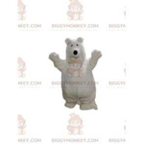 Fato de mascote de urso polar BIGGYMONKEY™. fantasia de urso